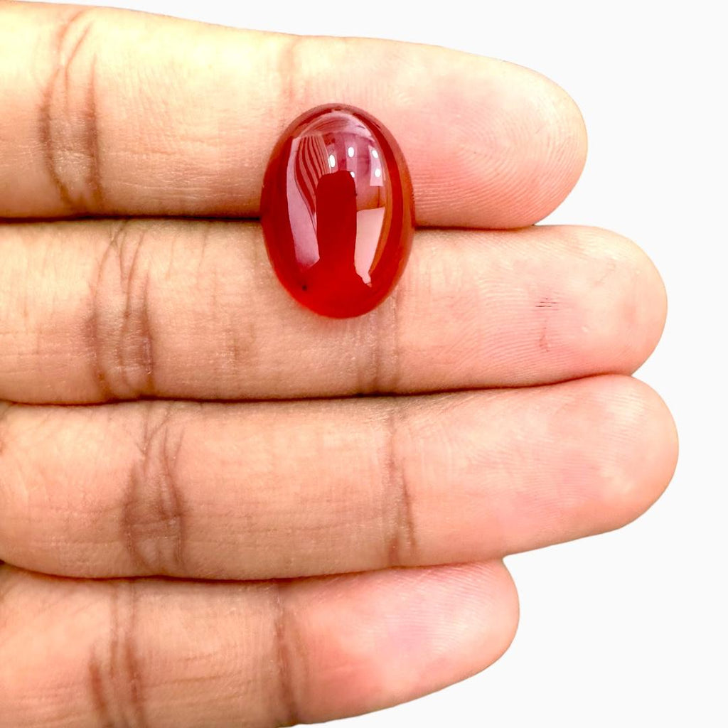 Natural Agate Oval Cabochon (Aqeeq Stone) 11.88 Carats 18.20X14mm sulemani Aqeeq