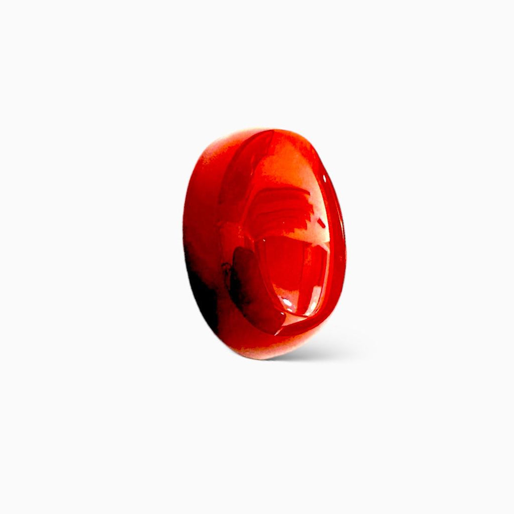 Natural Agate Oval Cabochon (Aqeeq Stone) 15.17 Carats 19X14mm sulemani Aqeeq