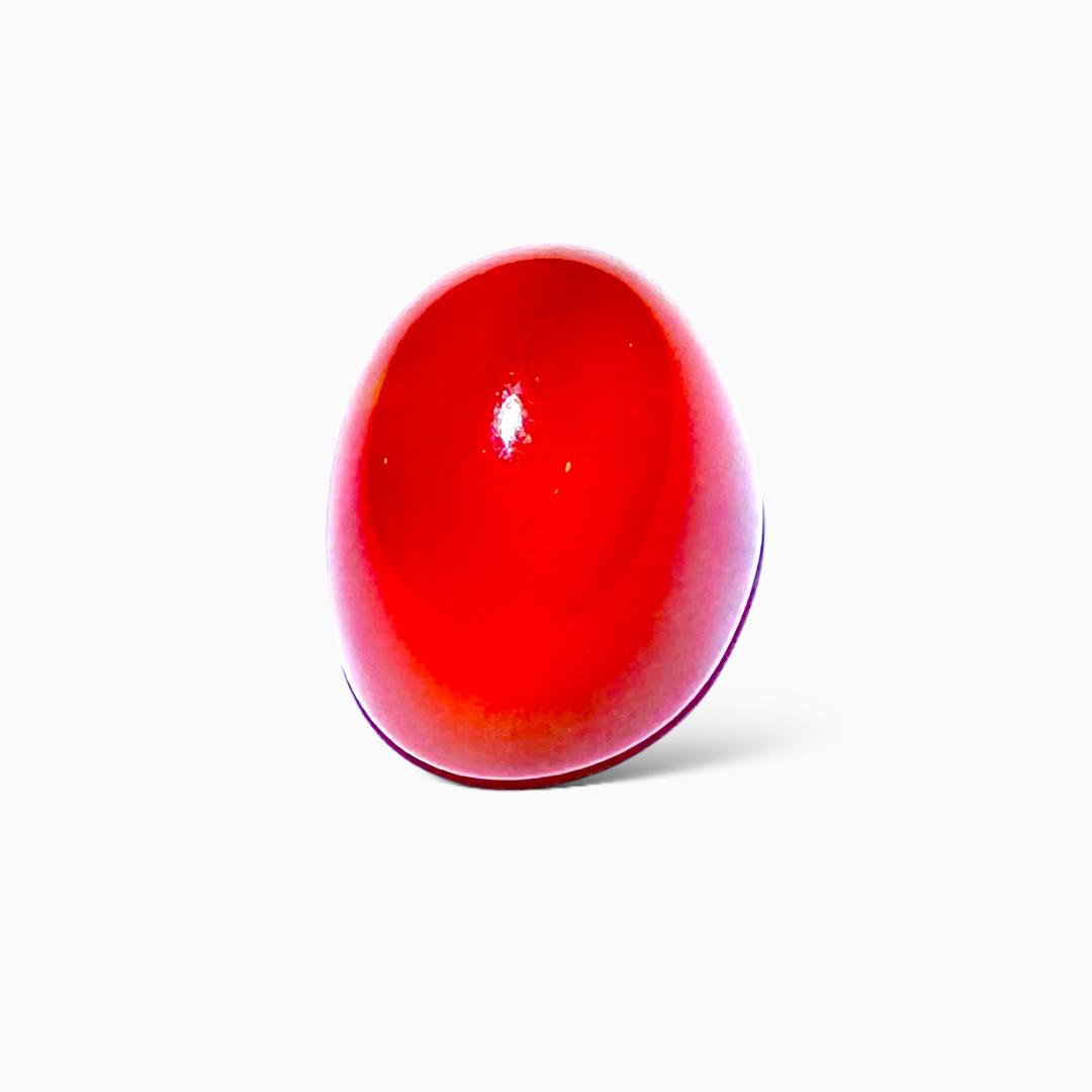 Natural Aqeeq Yamani( Agate Stone) Oval Cabochon 17.77 carats 16.49X13.20mm