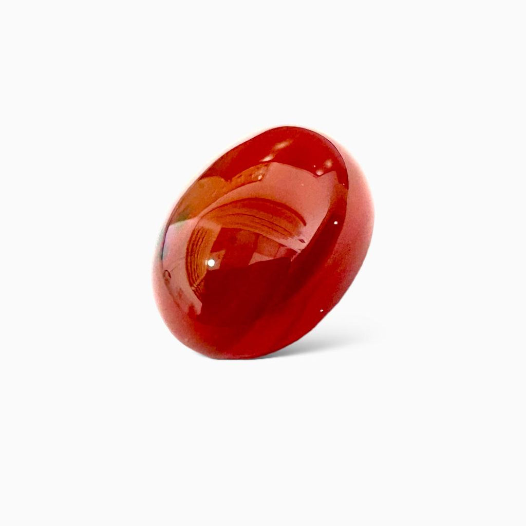 Natural Agate Oval Cabochon (Aqeeq Stone) 18.48 Carats 20X15mm sulemani Aqeeq