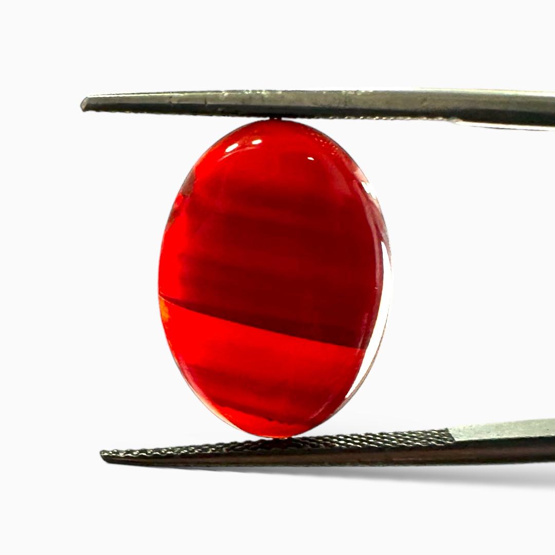 Natural Agate Oval Cabochon (Aqeeq Stone) 20.19 Carats 18X13mm sulemani Aqeeq