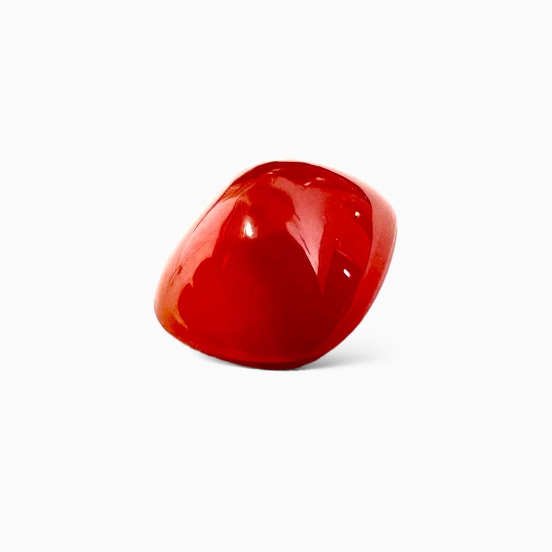 Natural Agate Cushion Cabochon (Aqeeq Stone) 4.15 Carats 12X10mm sulemani Aqeeq