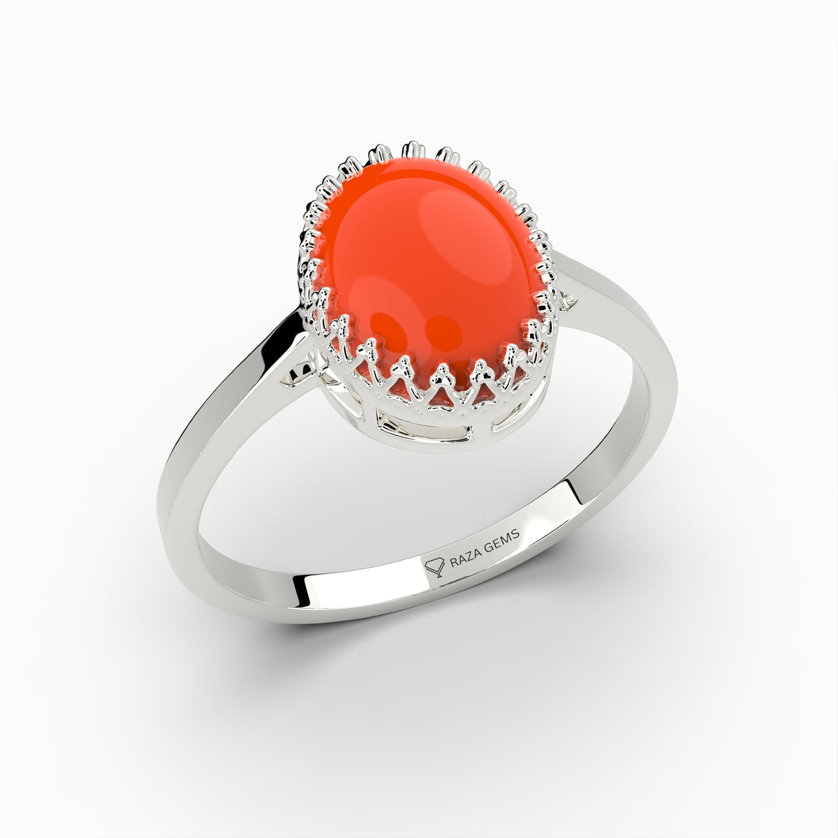 Natural Carnelian Ring - Ellie