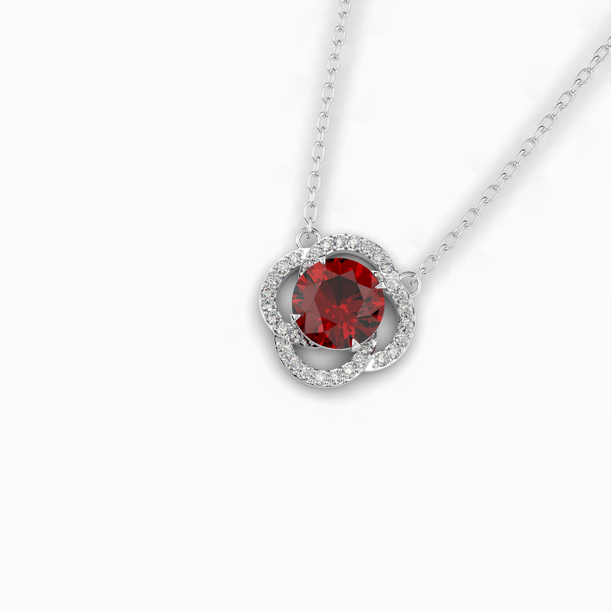 Natural Almandine Garnet Pendant - Anjelika