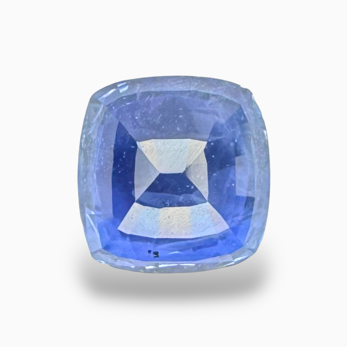 Natural Blue Sapphire Gemstone 3.20 Carats Cushion Cut Shape 8.18 x 8.04 x 4.86 mm