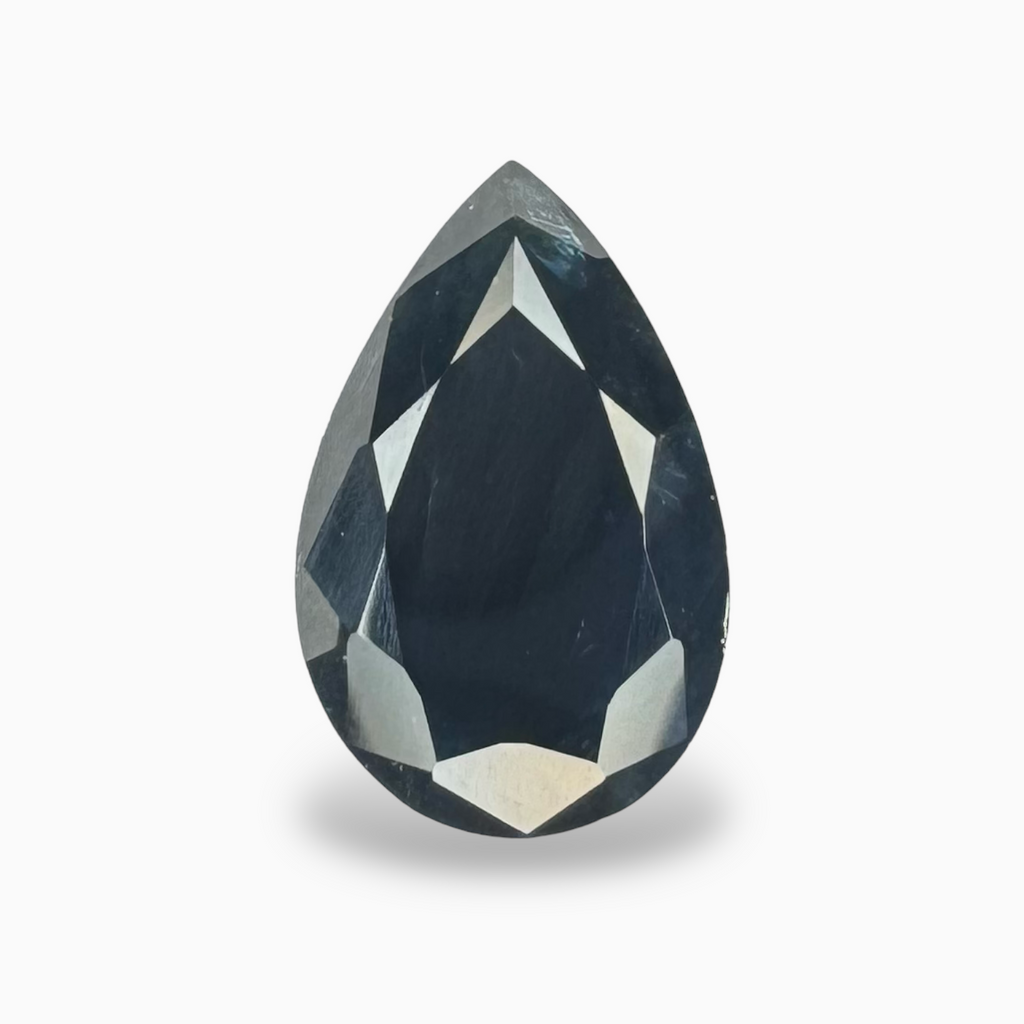 Natural Blue Sapphire Gemstone 6.29 Carats Pear Cut Shape