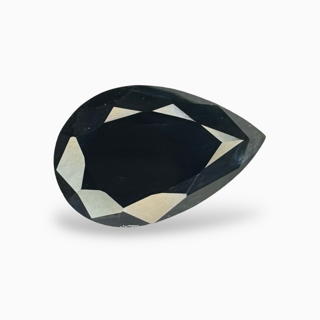Natural Blue Sapphire Gemstone 6.29 Carats Pear Cut Shape