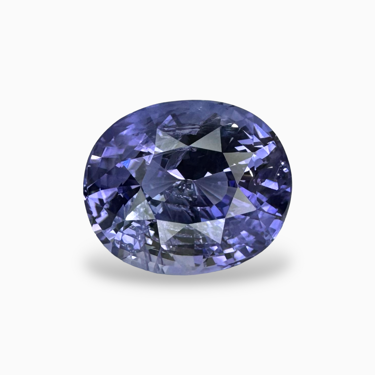Natural Blue Sapphire Stone 10.21 Carats Oval Cut (11.3x11 mm )