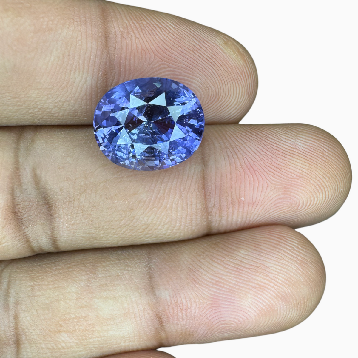 Natural Blue Sapphire Stone 10.21 Carats Oval Cut (11.3x11 mm )