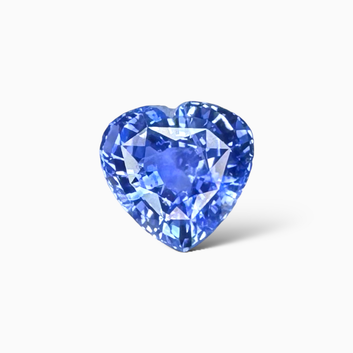 Natural Blue Sapphire Stone 2.51 Carats Heart Cut 7.77 x 7.95 x 4.94 mm