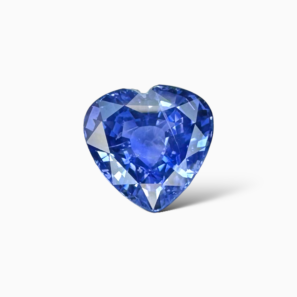 Natural Blue Sapphire Stone 2.51 Carats Heart Cut 7.77 x 7.95 x 4.94 mm