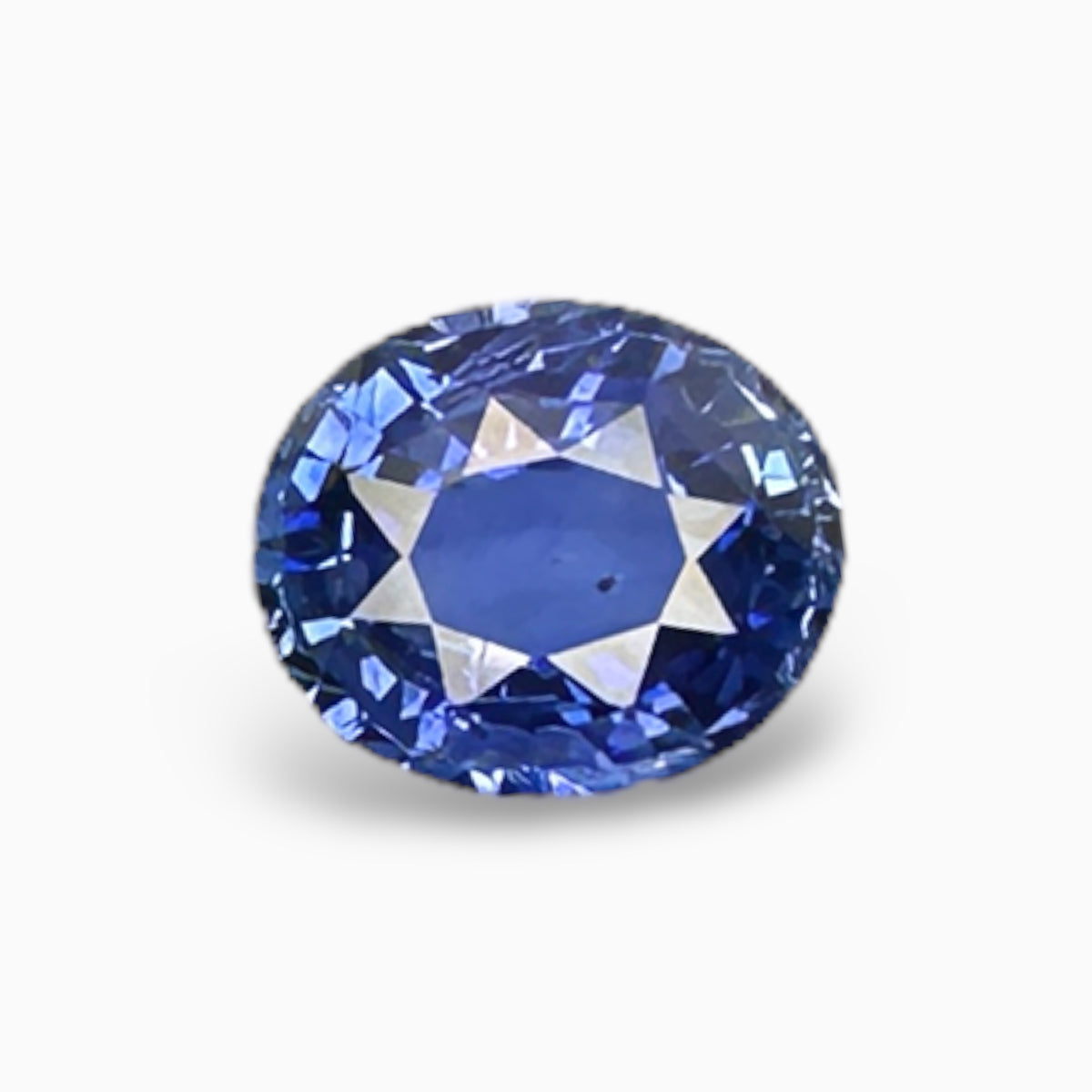 Natural Blue Sapphire Stone 3.03 Carats Oval Shape 8.91x6.81x5.13 mm