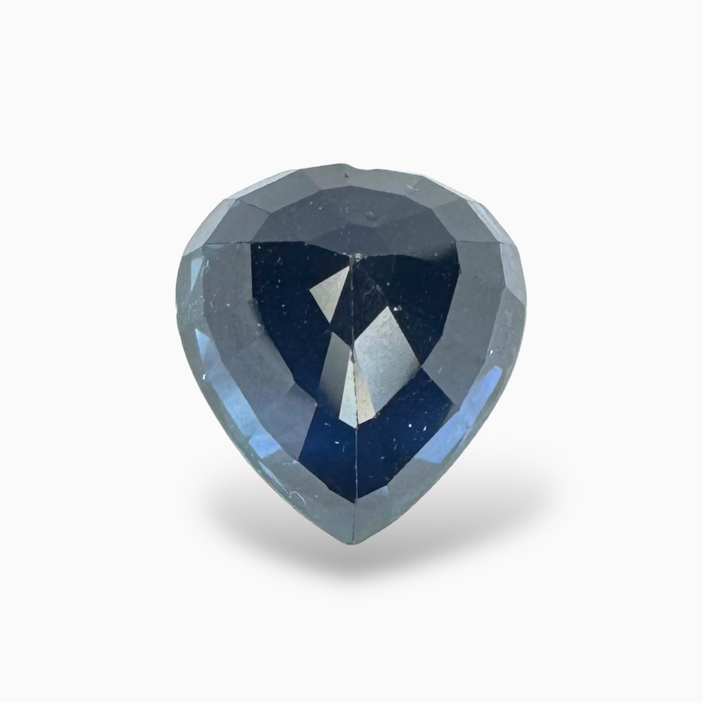 Natural Blue Sapphire Stone 4.29 Carats Heart Shape 9.36 x 8.79 mm