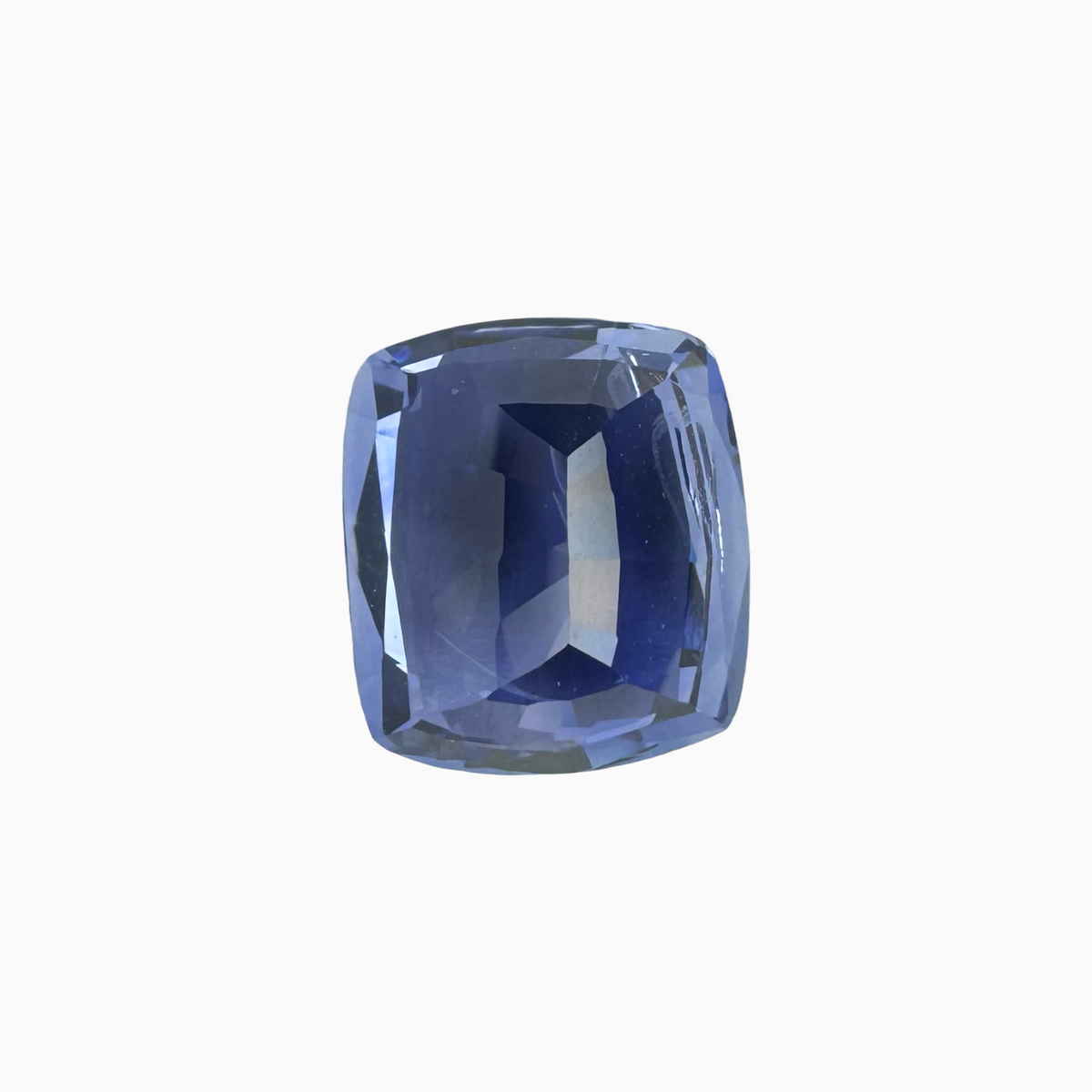 Natural Blue Sapphire Stone 5.17 Carats Cushion Cut10.07 x 9.03 x 5.60 mm