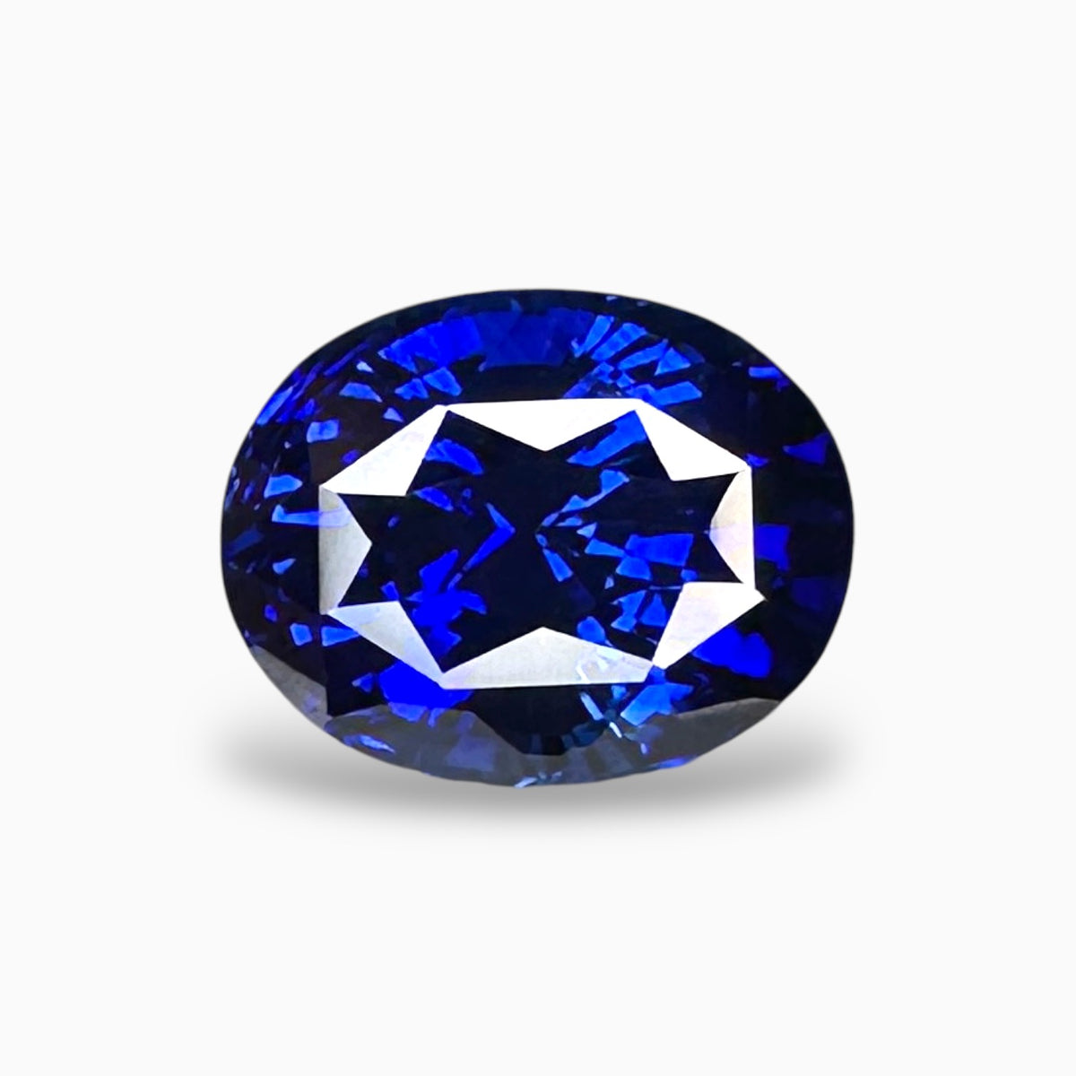 Natural Blue Sapphire Stone 6.29 Carats Oval Shape 11.21x8.81x7.89mm