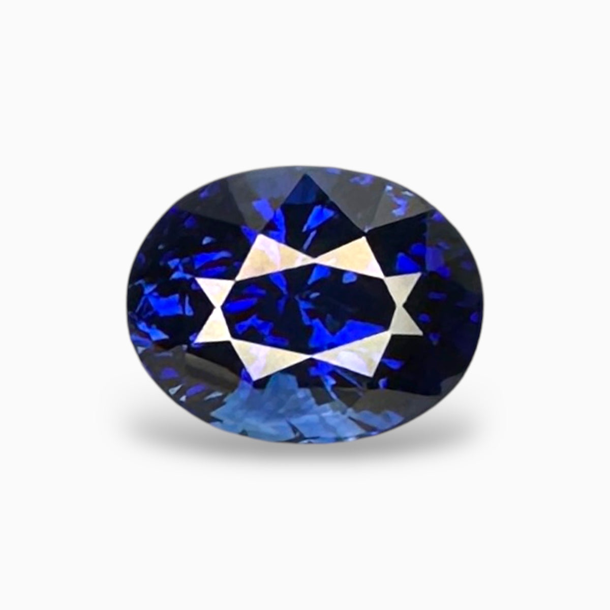 Natural Blue Sapphire Stone 6.29 Carats Oval Shape 11.21x8.81x7.89mm