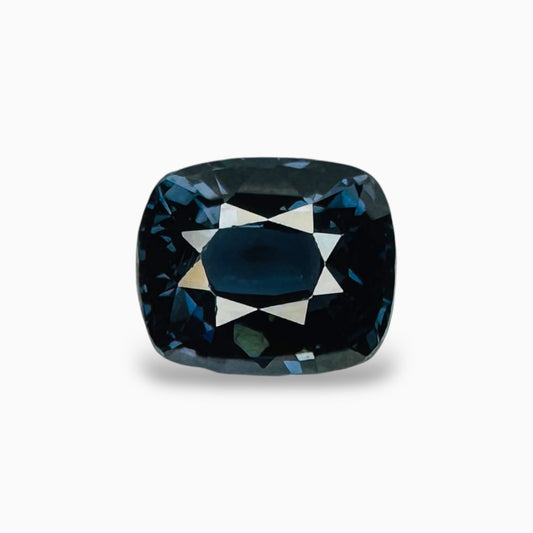 Natural Blue Spinel Stone 1.44 Carats Cushion Cut (7.3 x 6.1 mm)