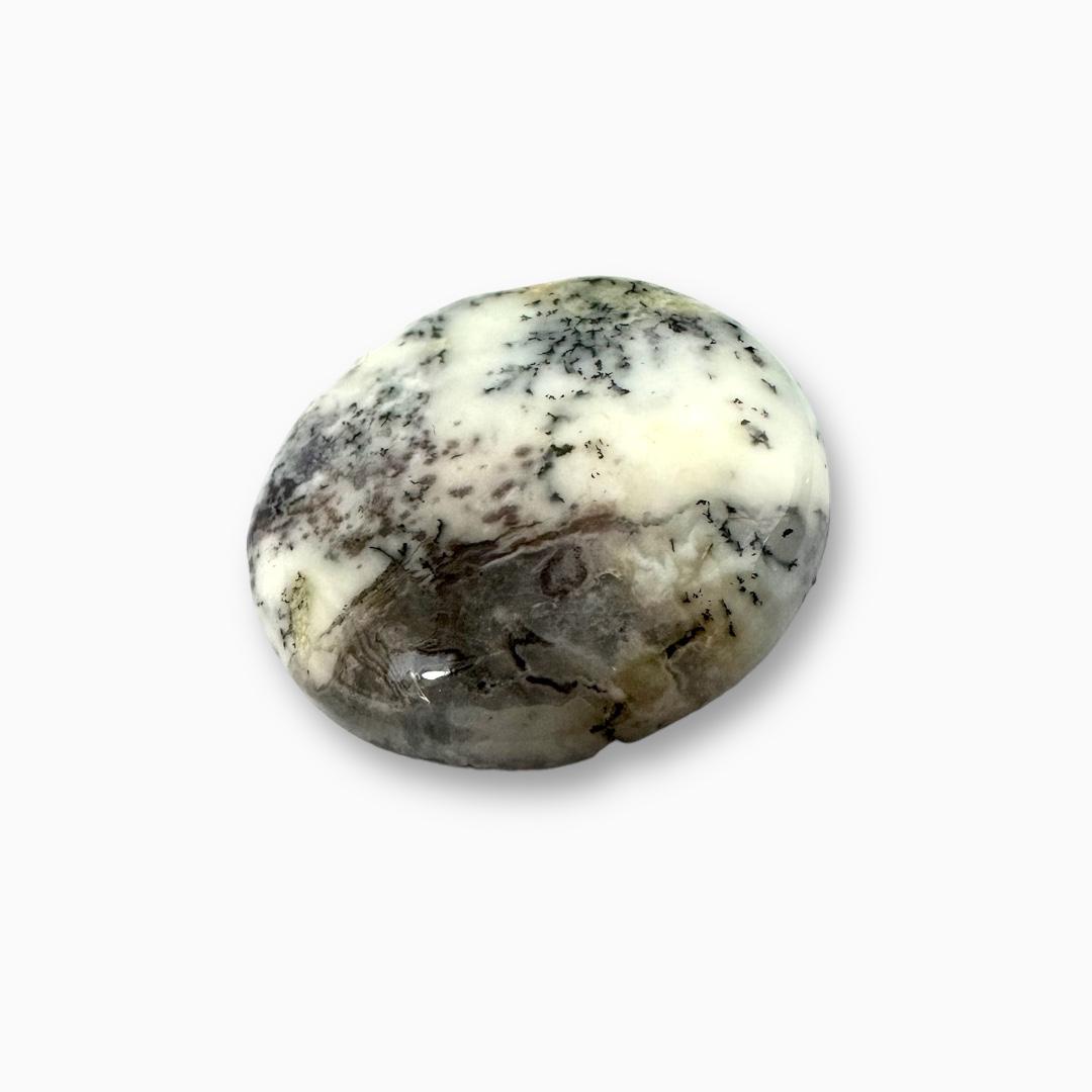 Dendritic Agate For Sale (Aqeeq) Round Cabochon 36.79 Carats 29X29mm