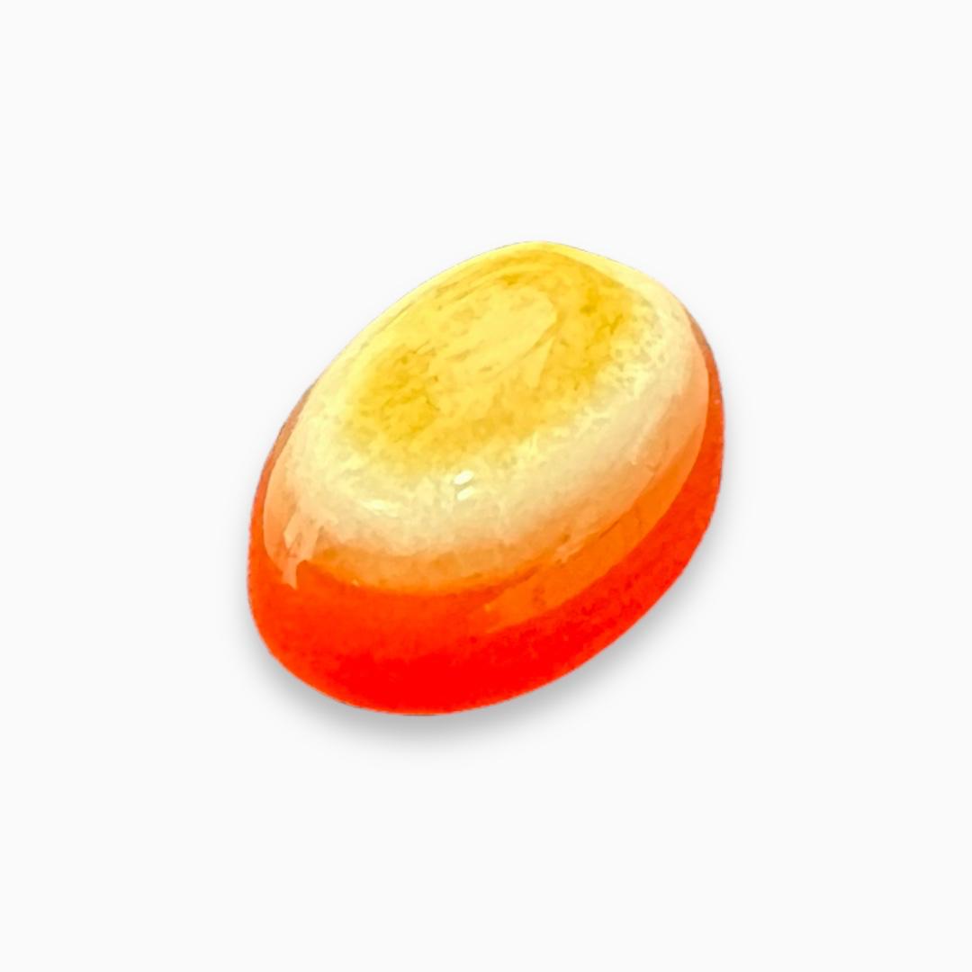 Natural Orange Eye Agate (Aqeeq Stone) 5.84 Carats 14X10mm