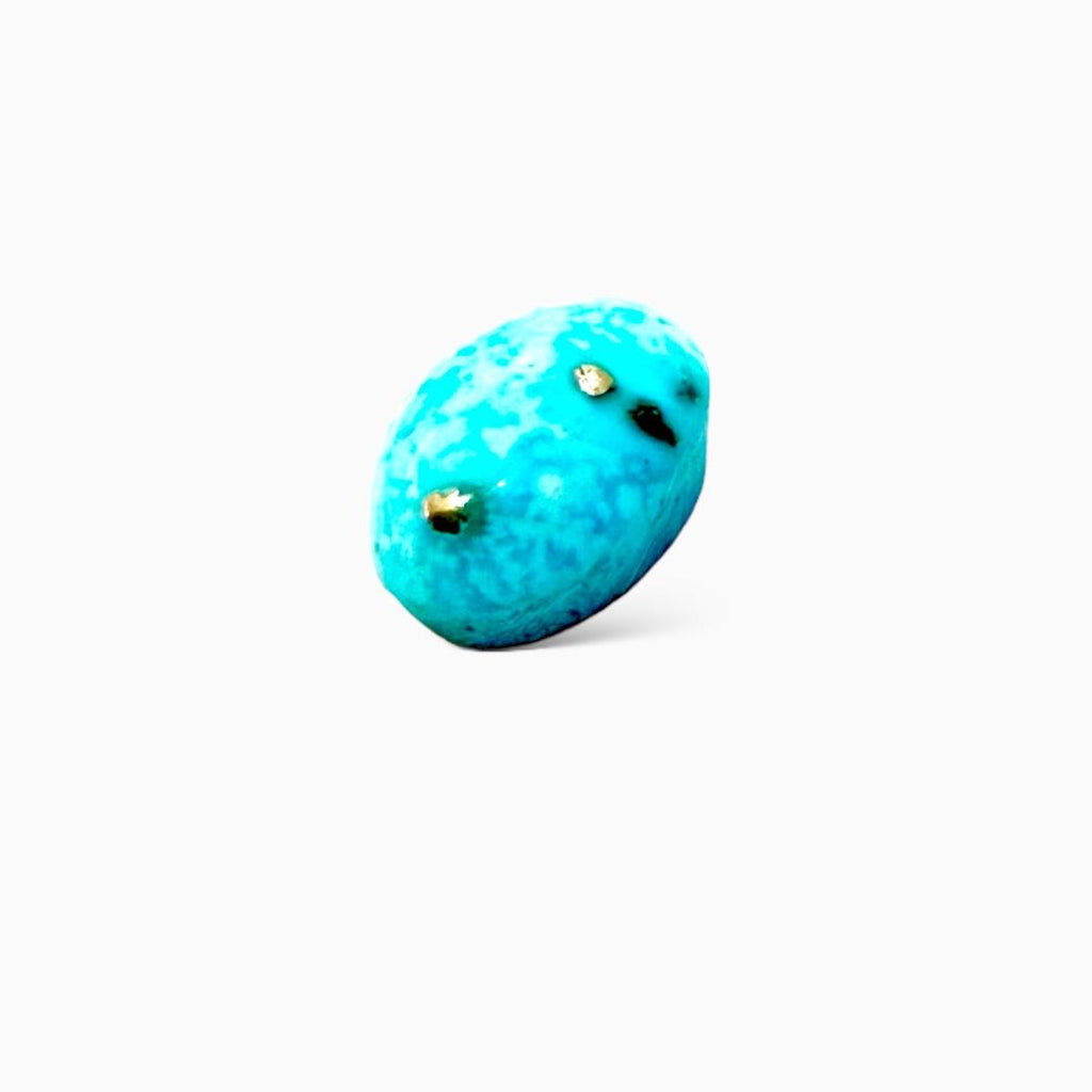 Natural Turquoise 3.05 Carats Oval Cabochon Shape (11.5X8.5mm)