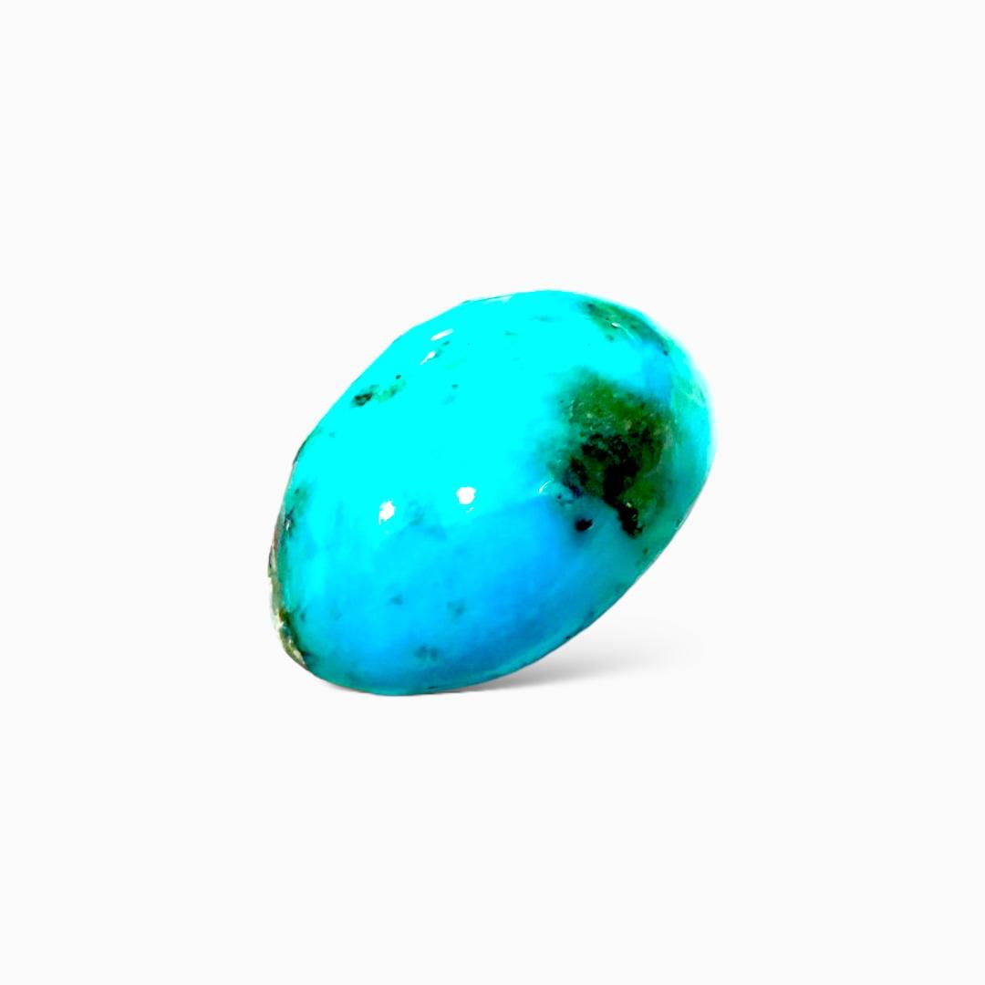 Natural Turquoise 32.60 Carats Oval Cabochon Shape (24.23x17.29mm)