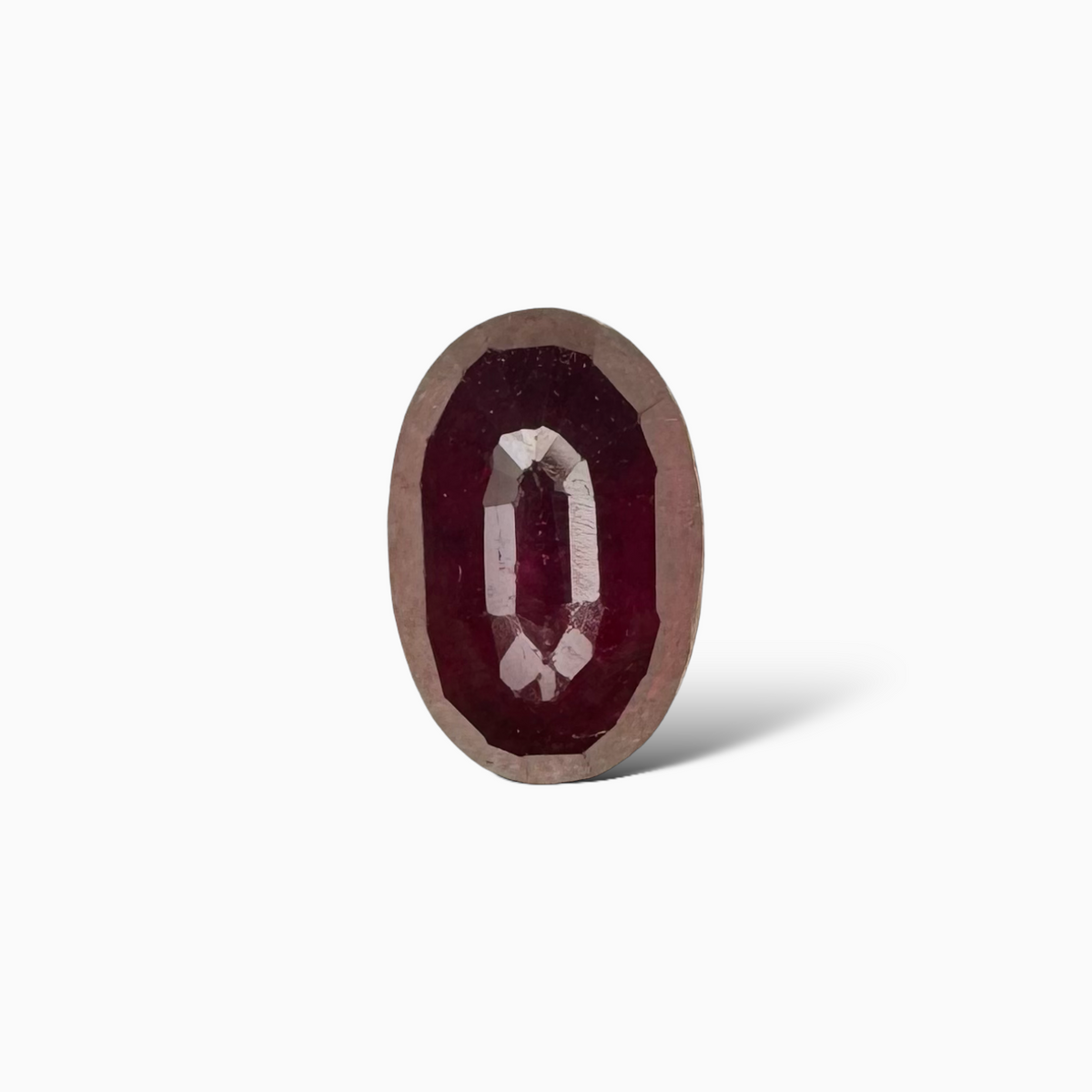 Natural Mozambique Ruby Manik Stone 1.96 Carats Oval Shape 8.69 x 5.76 x 3.89 mm