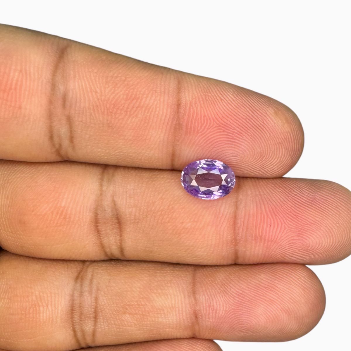 Natural Purple Sapphire Stone Oval 2.30 Carats 9 × 6.5 mm