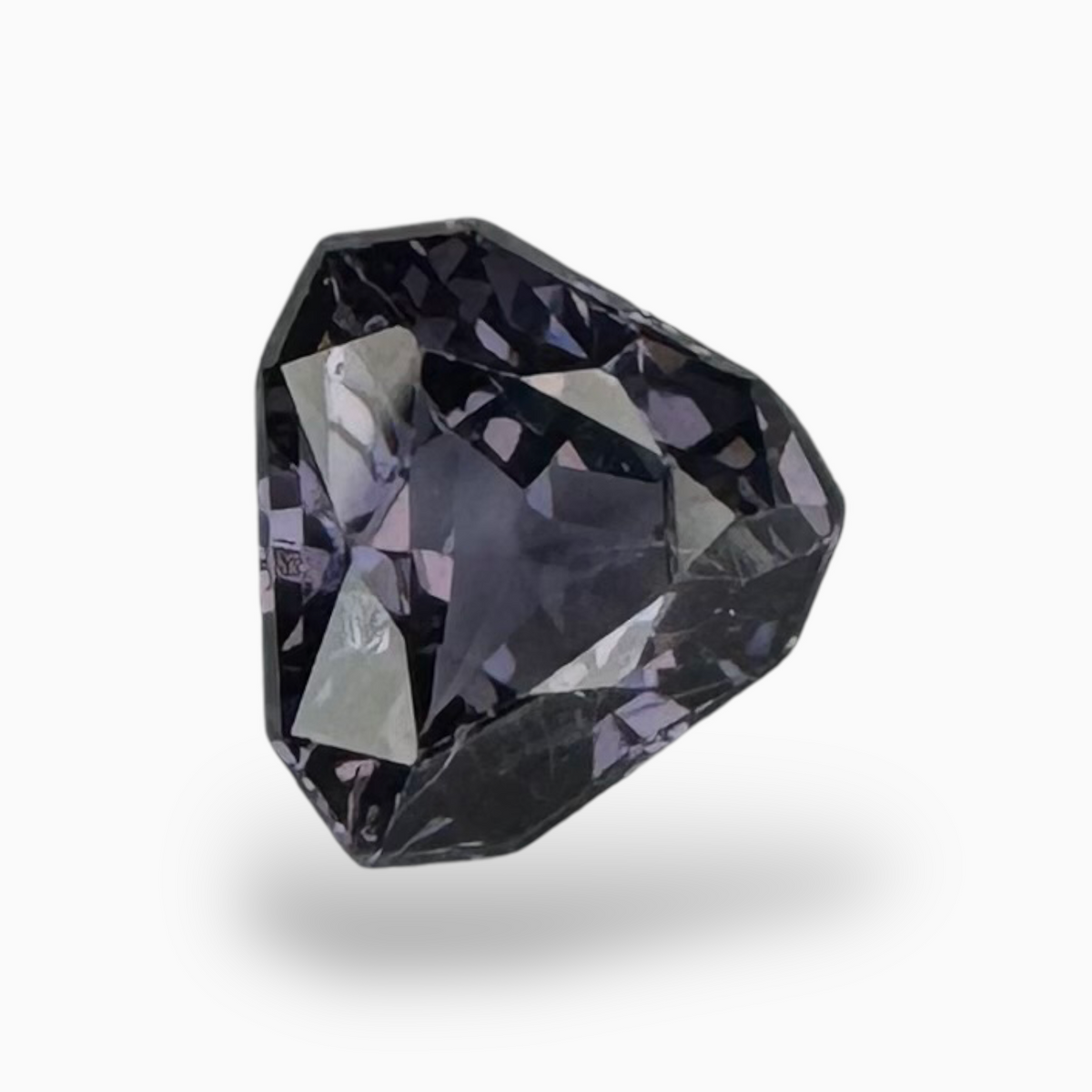 Natural Purple Spinel Stone 1.28 Carats Trilliant Cut (7 mm)