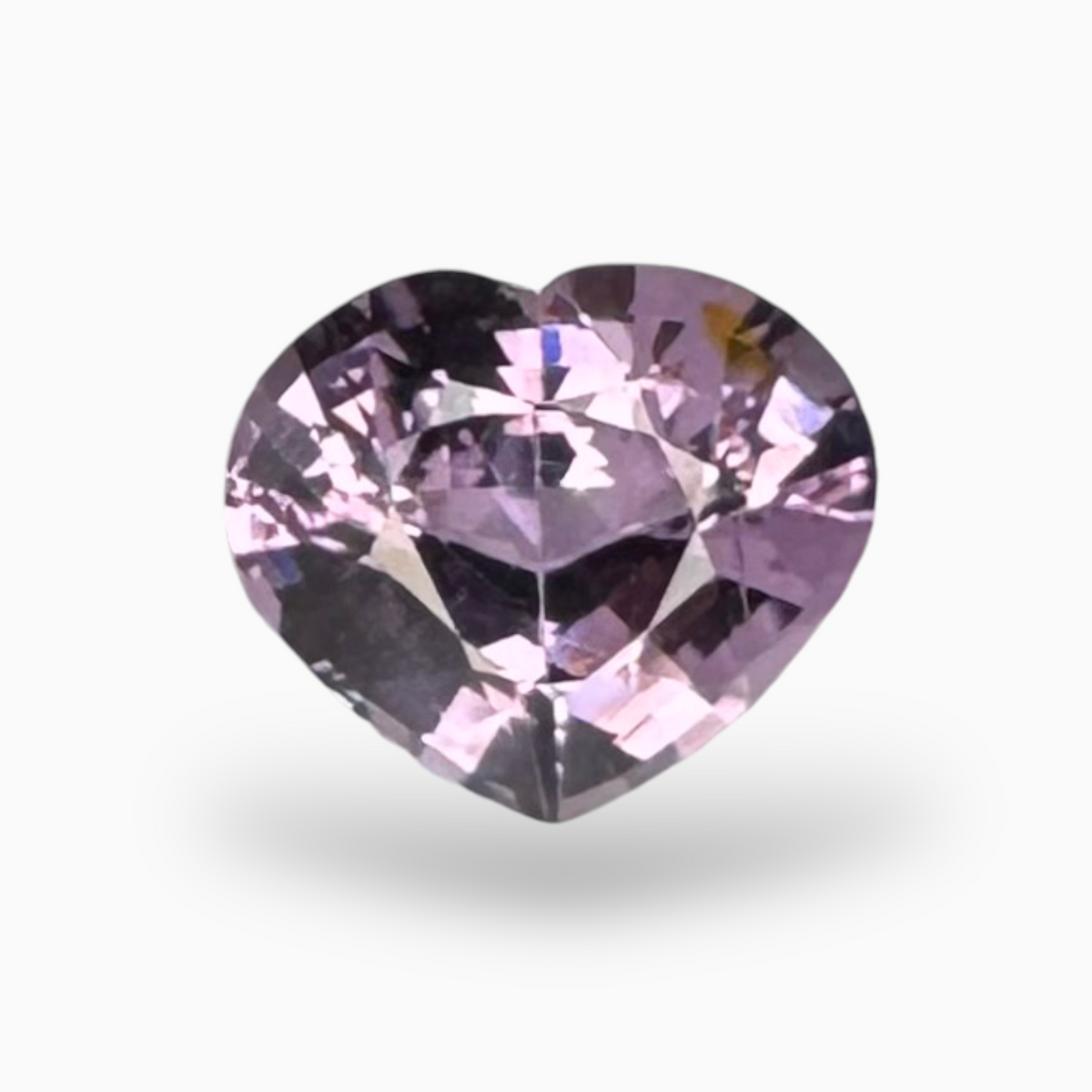 Natural Purple Spinel Stone 1.67 Carats Heart Cut (8.5 x 7.2 mm)