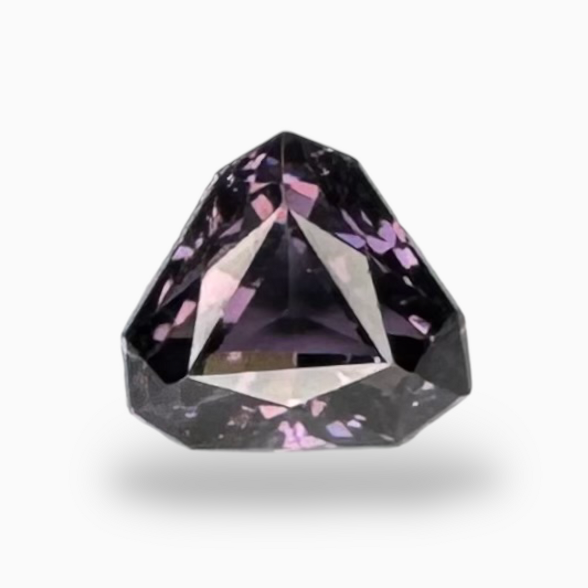 Natural Purple Spinel Stone 1.85 Carats Trilliant Cut (7.2 mm)