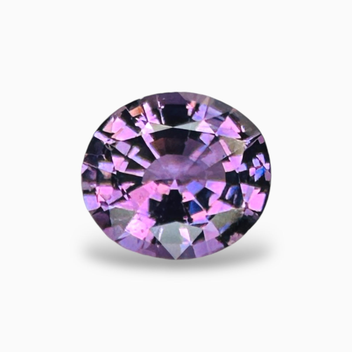 Natural Purple Spinel Stone 1.91 Carats Oval Cut (9 x 7 mm)