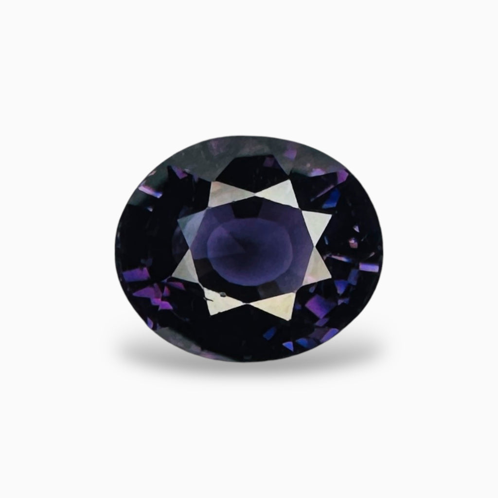 Natural Purple Spinel Stone 2.31 Carats Oval Cut (8.2 x 7 mm)