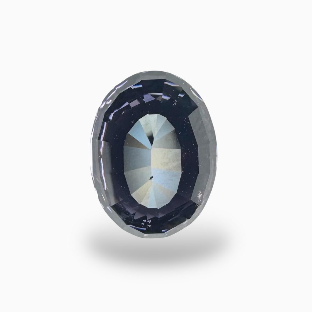 Natural Purple Spinel Stone 3.56 Carats Oval Shape (9.95 x 7.61 x 5.77 mm)