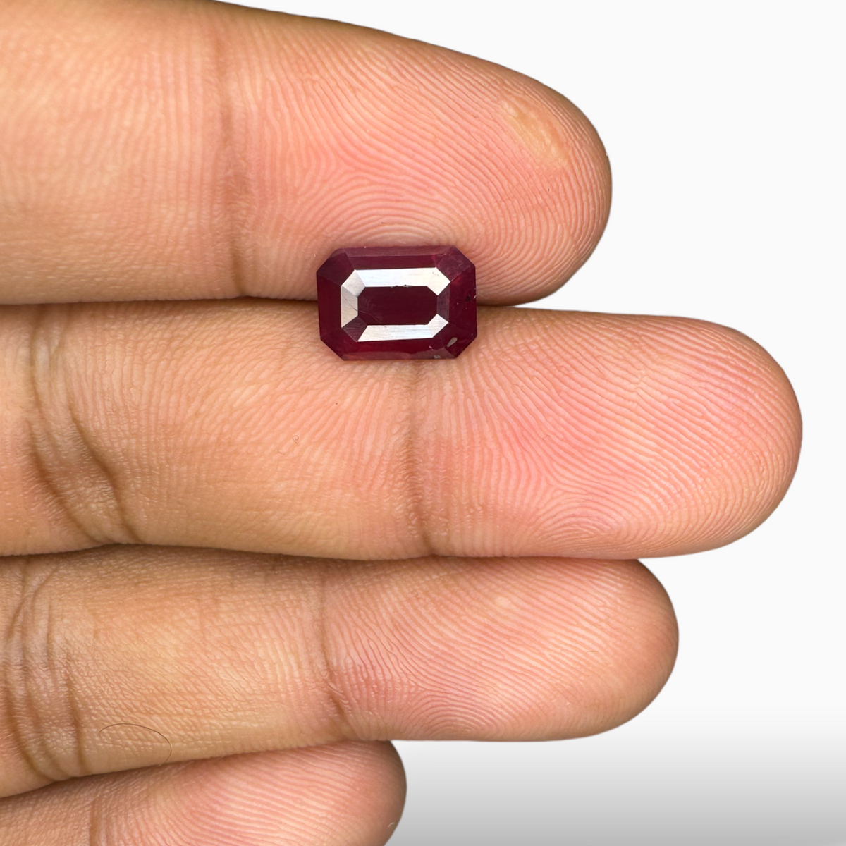 Natural Ruby 2.53 Carat  - Emerald Cut From  Mozambique