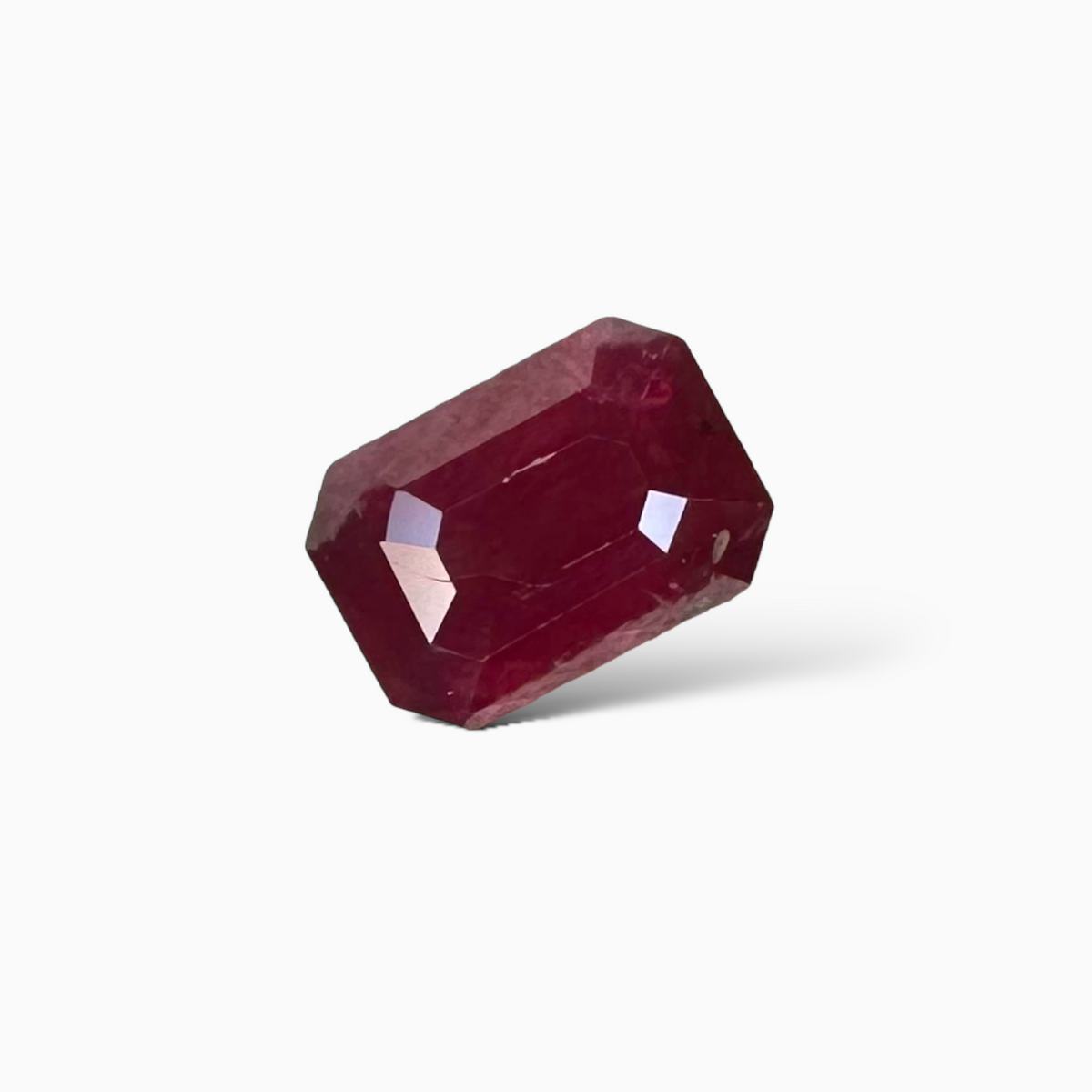Natural Ruby 2.53 Carat  - Emerald Cut From  Mozambique