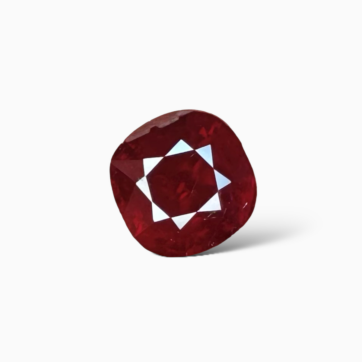 Natural Ruby Cushion  2.05 Carat Rich Red | Mozambique Origin
