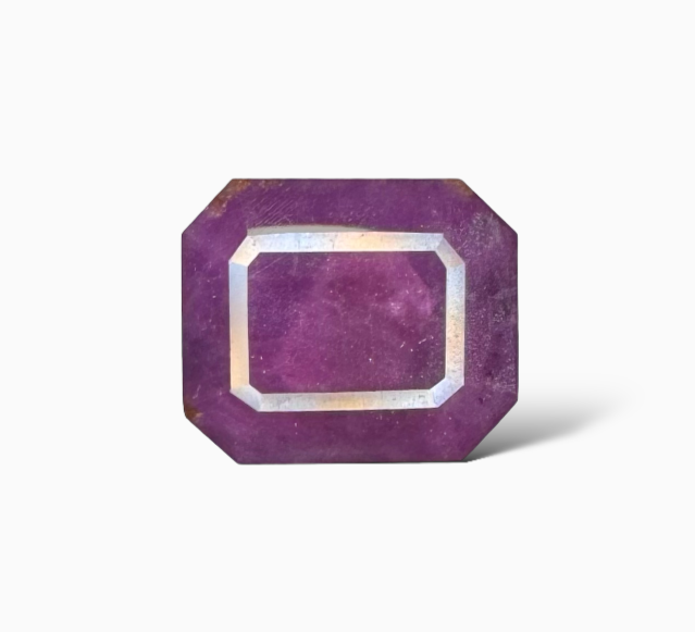 Natural Ruby Emerald Cut  37.88 Carats- Mozambique