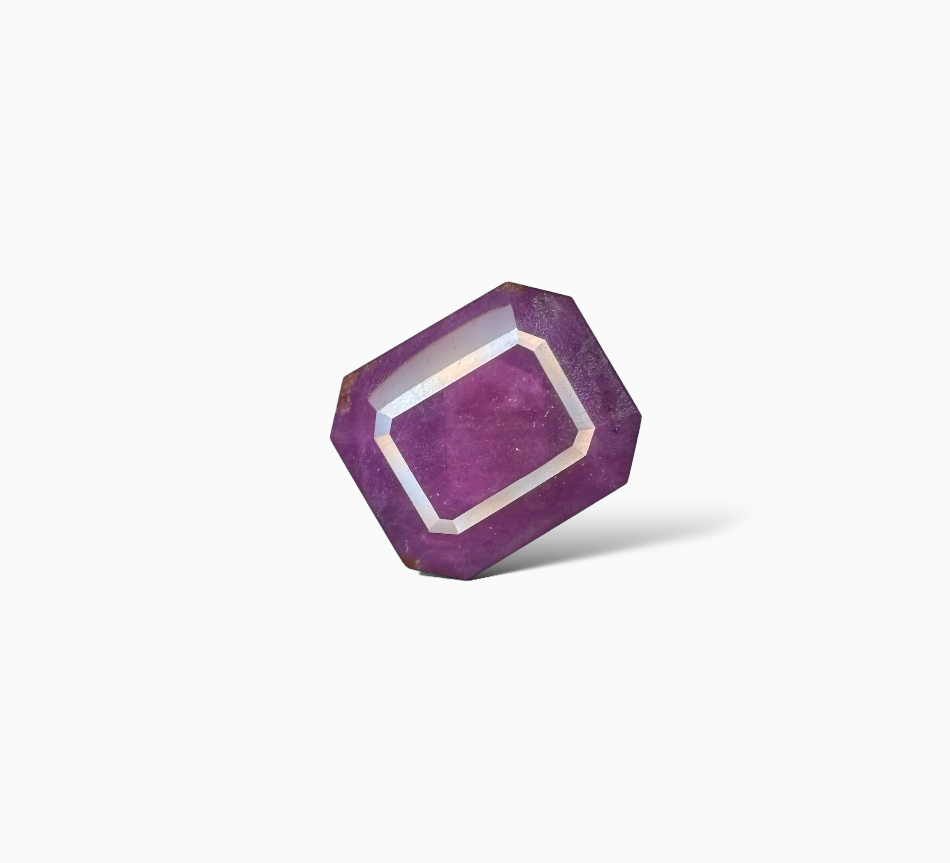 Natural Ruby Emerald Cut  37.88 Carats- Mozambique