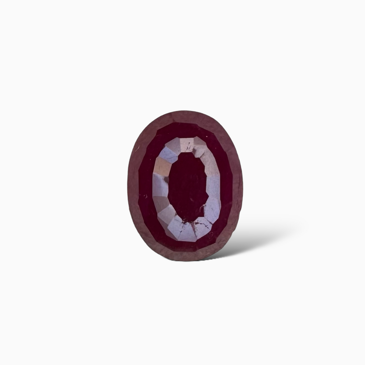 Natural  Ruby Manik Stone 2.49 Carats Oval Cut 8.72 x 6.67 x 4.07 mm From Afghanisthan
