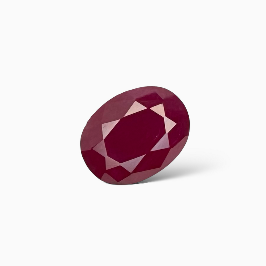 Natural  Ruby Manik Stone 2.49 Carats Oval Cut 8.72 x 6.67 x 4.07 mm From Afghanisthan