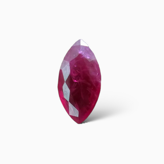 Natural Ruby Marquise 10x5 mm, 1.04 Carats From Mozambique