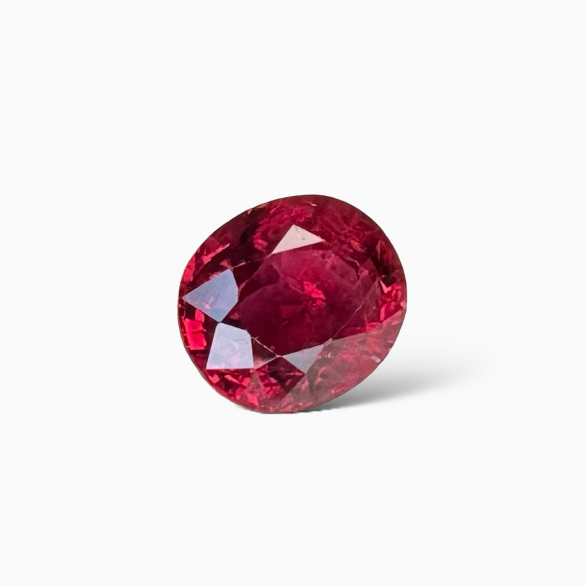 Natural Ruby Oval Cut  0.99 Carat  from Mozambique - Certified by IDL