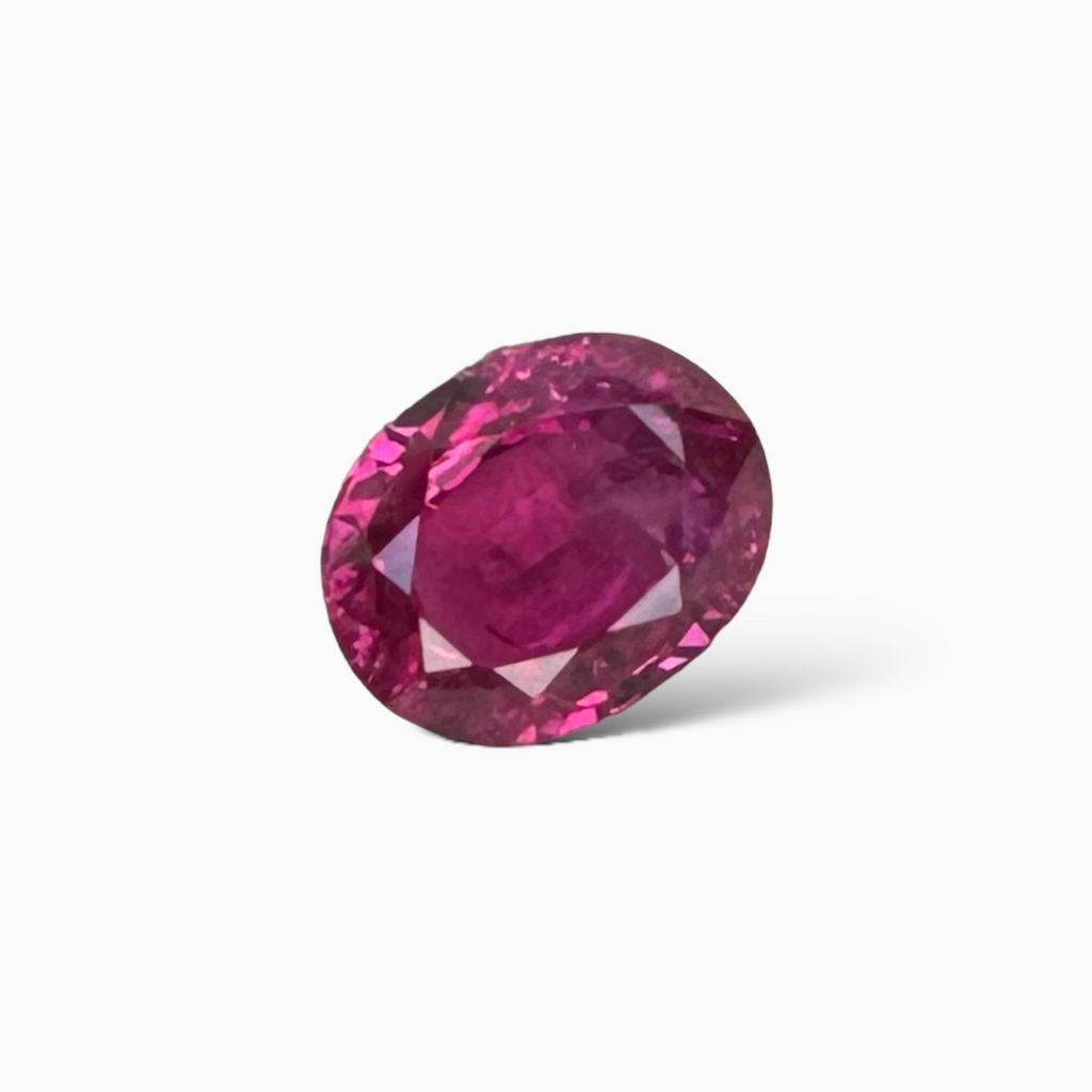 Natural Ruby Oval Cut 1.96 Carats, Mozambique Origin - IDL Certified