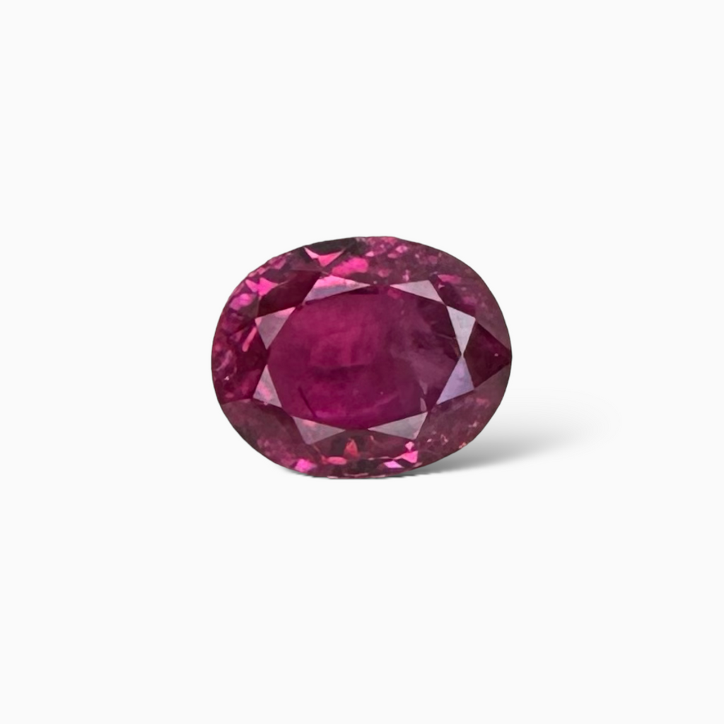 Natural Ruby Oval Cut 1.96 Carats, Mozambique Origin - IDL Certified