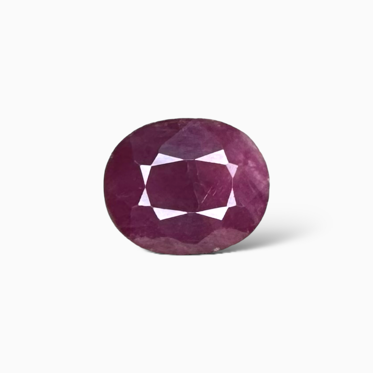 Natural Ruby Oval Cut 3.12 Carats,  Afghanistan Origin - IDL Certified