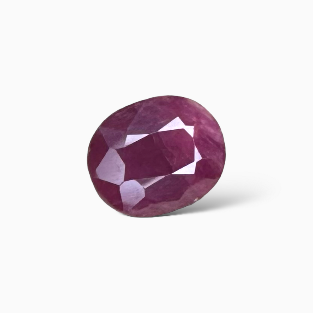 Natural Ruby Oval Cut 3.12 Carats,  Afghanistan Origin - IDL Certified