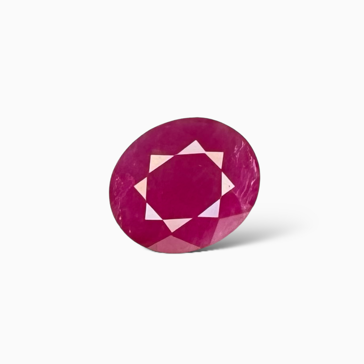 Natural Ruby Oval Cut 3.29 Carats (Manik Stone)