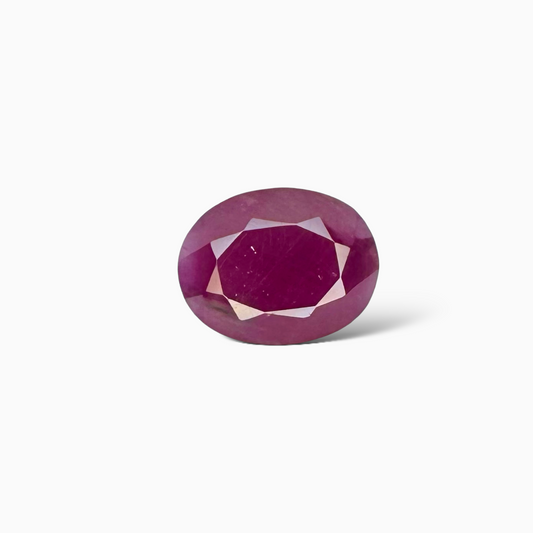 Natural Ruby Oval Cut 3.76 Carats From Mozambique No heat