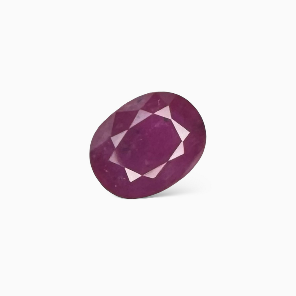 Natural Ruby Oval Cut, 4.07 Carats - from Mozambique