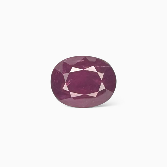 Natural Ruby Oval Cut Gem 2.18 Carat  from Mozambique